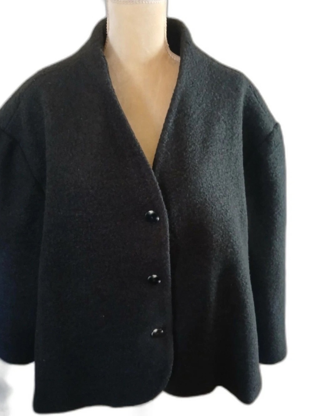Terra & Sky Black Coat/Jacket NWOT 3x